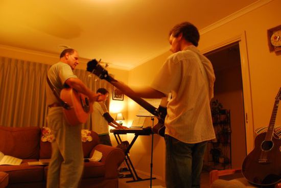 Kleine Jam Session bei Kay and Dwayne