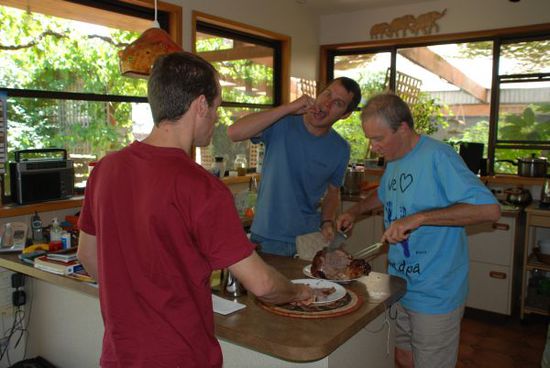 Lunch am 25. Dezember (dem Australischen Weihnachten)