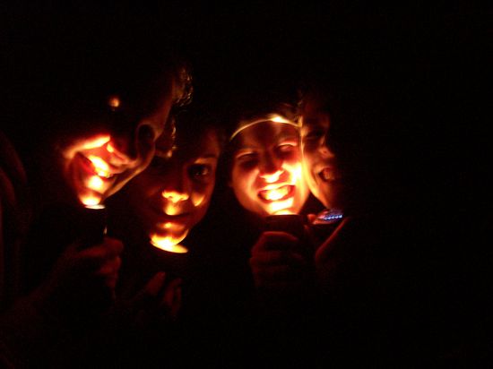 ich,Santi,Melina und Romy