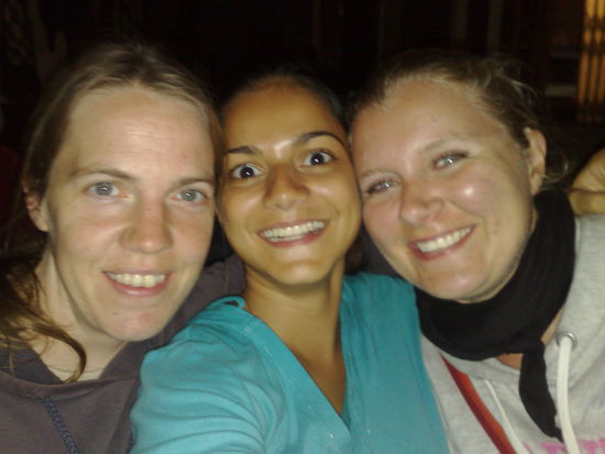 Sabine,Santi und ich