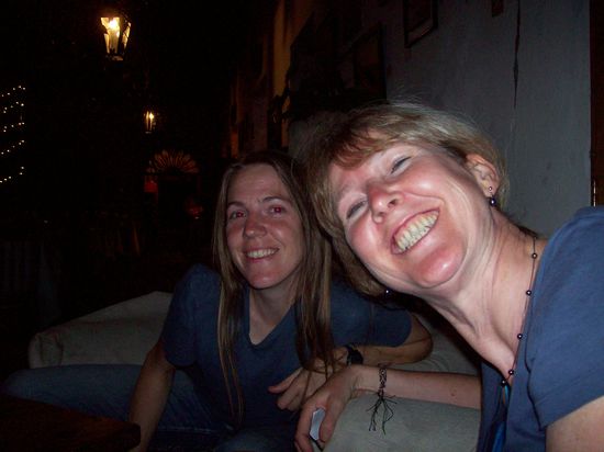 meine Mitwohnerin Amanda(vorn) und Mitschuelerin Sabine