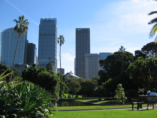 Skyline vom Botanischen Garten