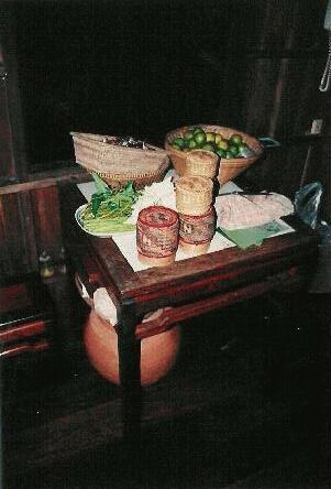 In "unserem" Teakhaus.