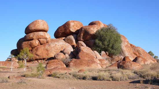 Devils Marbels, so än Stei Gägel am Strosserand 