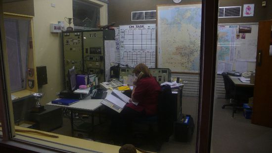 heutige Funkzentrale der Royal Flying Doctors. (Wahrscheinlich alter Schrott von der Rega  )