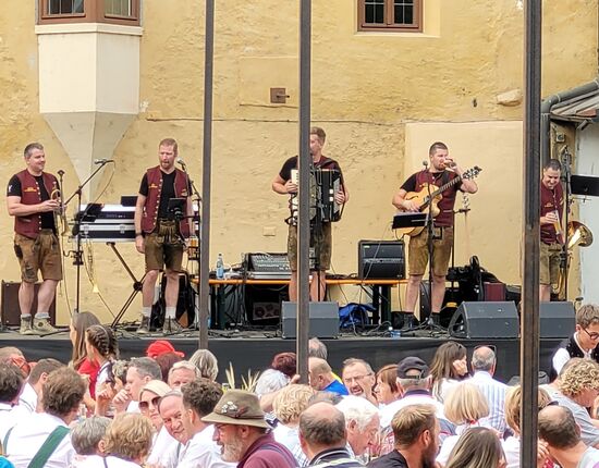 Wir hatten ja leider keine Zeit für einen Schoppen Wein!
