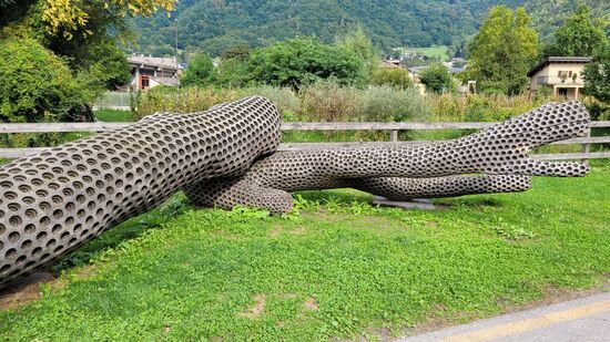 Eigenartige "Kreaturen" begegneten uns durch das Valsugana.