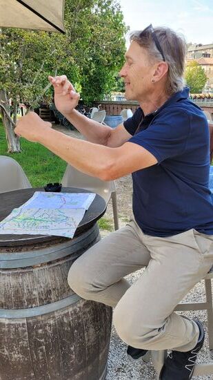 Manni muss das für die Ewigkeit festhalten.