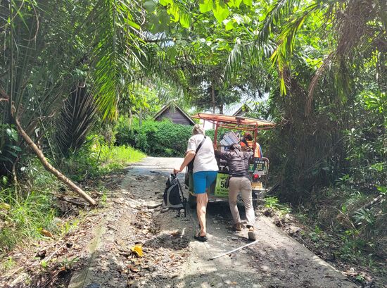 unsere Heimreise hat begonnen