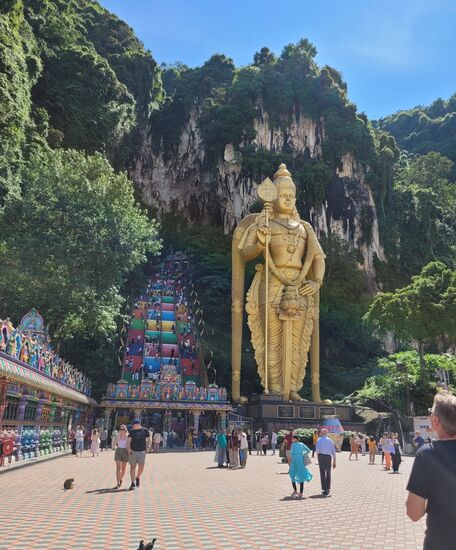 Hindu-Gott Murungan (42,7 m hoch)