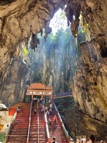 ... und dann geht's weiter zur nächsten Höhe (? Stufen)