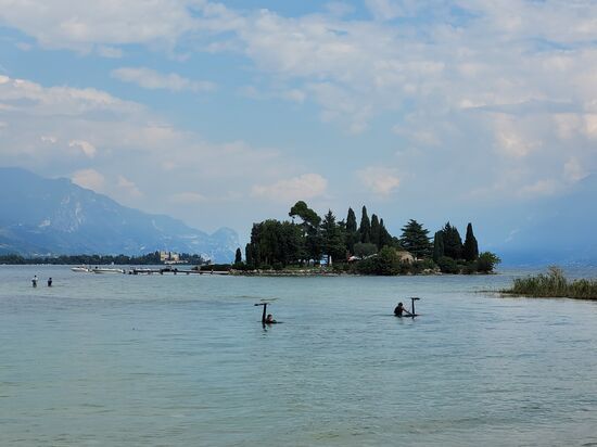 zur Isola dei Conigli kann man waten