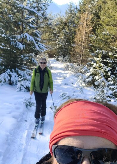 auf dem Weg zur Sonnalm in Seefeld