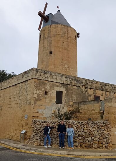 die letzte intakte Windmühle von Gozo