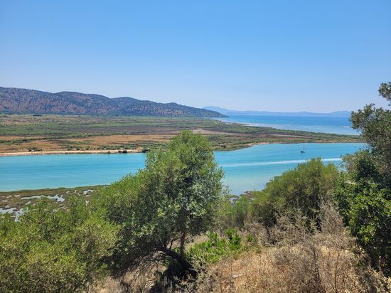 Bay of Butrint - ganz im Süden von Ksamil mit Blick auf das Ionische Meer