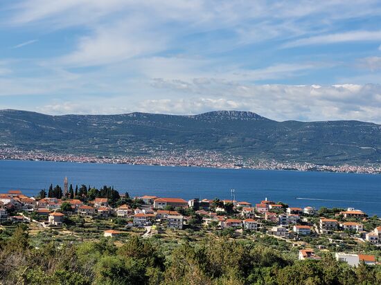 Blick von Ciovo zum Festland