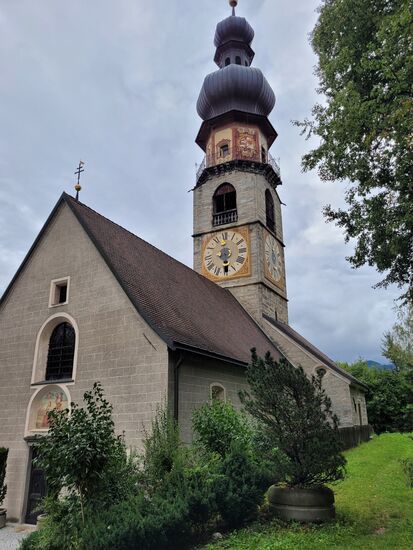 die Rainkirche, sie ist der Hl. Katharina gewiedmet