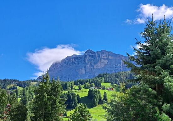 Endlich sahen wir die Berge!