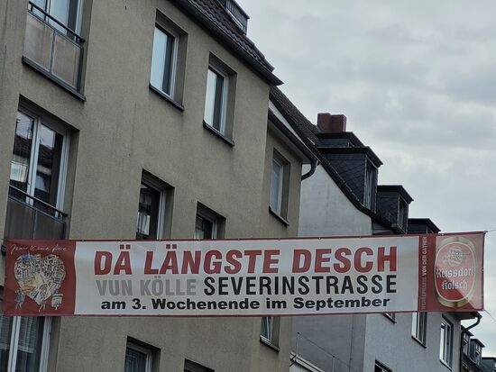 In Köln wird immer irgendwas und irgendwo gefeiert.