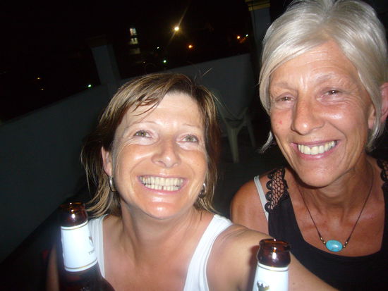 Abschiednemen auf der Dachterasse in Bangkok