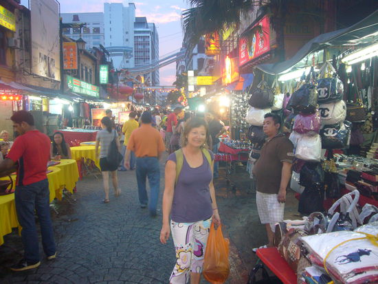 am Abend in der China-Town
