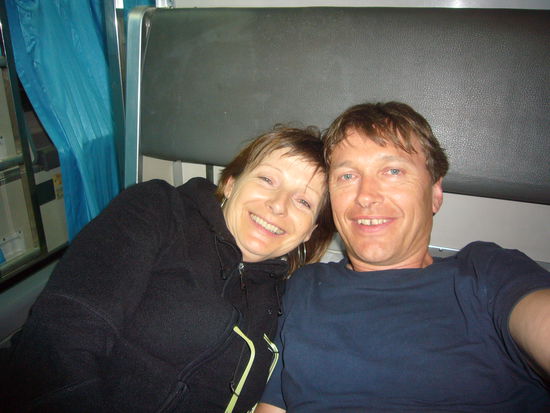 Kuscheln im Nachtzug