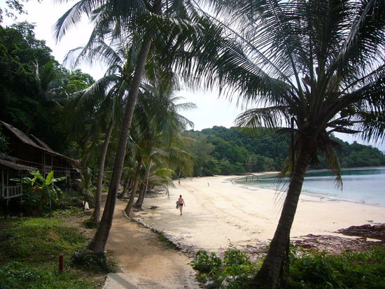 am Paradies Beach auf Koh Wai