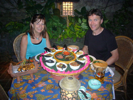 Rajstafel in Poppies Restaurant