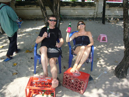 auch so lässt sich Kuta Beach genießen