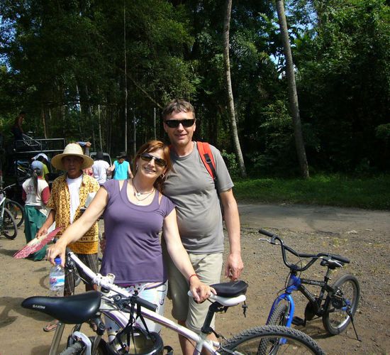 dann gings 25 km downhill mit "Superbikes"