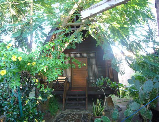 unser schöner Bungi in Gili Trawangan