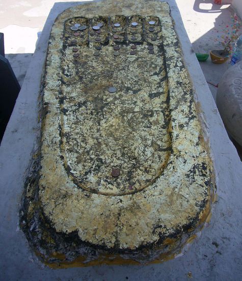 Buddhas Fußabdruck
