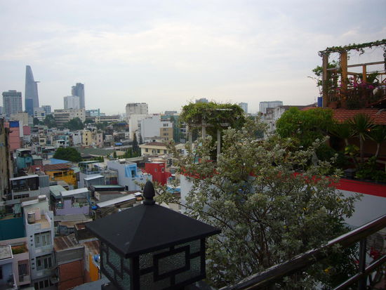 Ausblick von der Dachterrasse