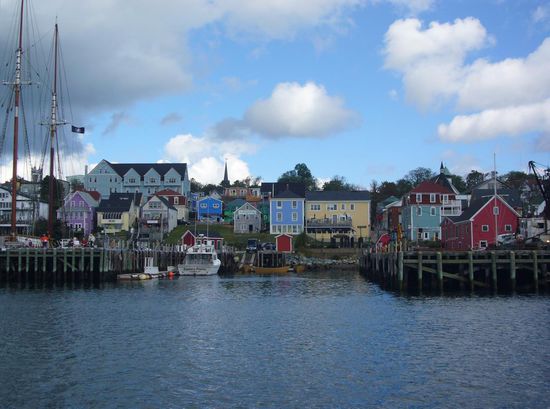 Lunenburg vom Wasser aus