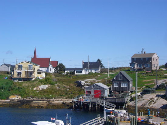 das Fischerdorf Peggy's Cove