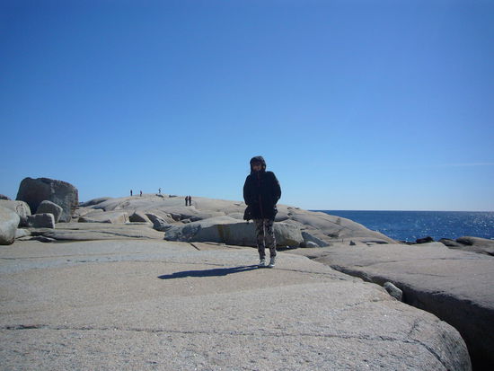 hier blies kräftig der Wind