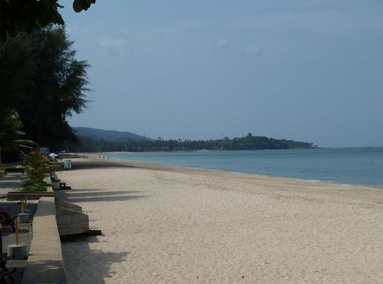 der Longbeach ist ein Traum
Blick nach Süden ...