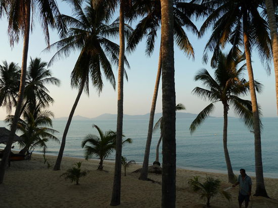 Blick von Palm Point Villiage nach Koh Phangan