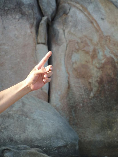 das ist die versteinerte Großmutter ...