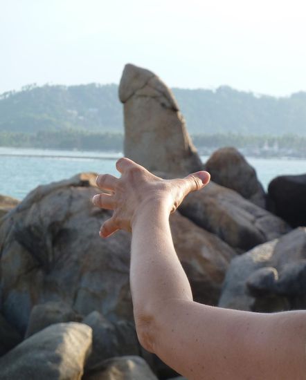 ... und das ist der versteinerte Großvater