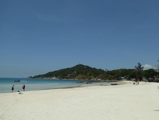 Haad Rin, ein Traumstrand, aber das Wasser hat Badewannentemparatur