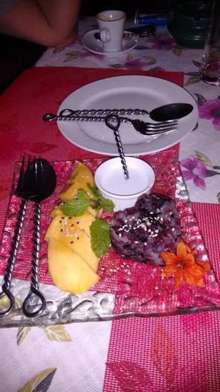 Sticky Rice with Mango- hmmmmmmmmmmmmm!!