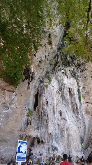 diese Landschaft freut die Kletterer