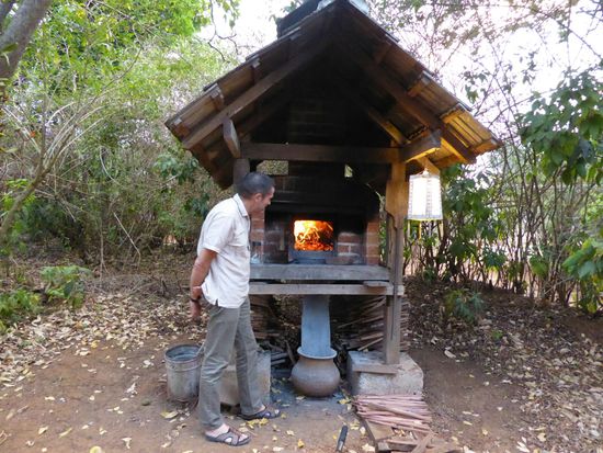 Marc hat den Backofen angeheizt