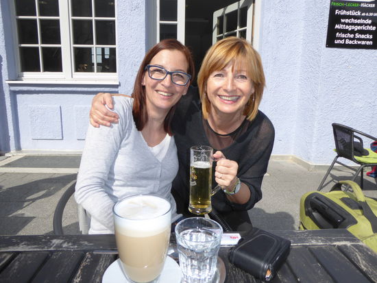 Abschied am Bahnhof Mittenwald