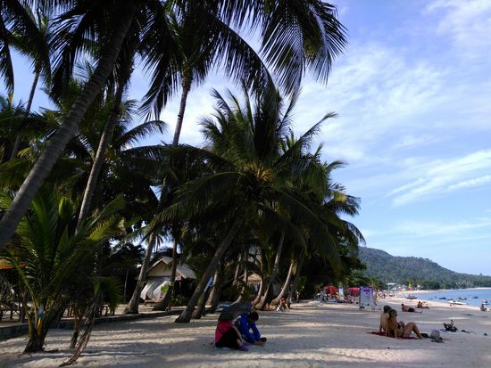 am Lamai Beach geht es immer noch sehr ruhig zu