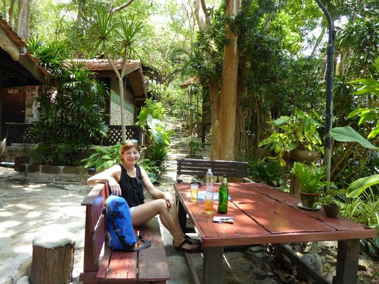 hierher wanderten wir öfters zum Essen