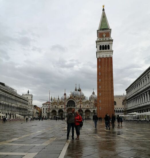 in Venedig war das Wetter nicht so schön wie in Verona