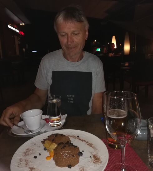 Mousse au Chocolat - faustgroß !!! - da strahlt er