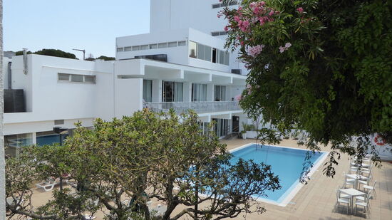 das Londres Hotel etwas enttäuschend für uns - aber gut ausgerichtet für die zur Zeit anwesenden internationalen Rad-Versehrten-Leistungssportler